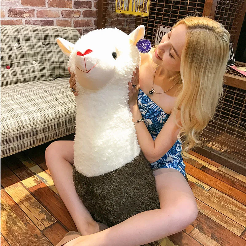 Kawaii Радуга 25 см Альпака плюшевые куклы игрушки милый лама Alpacasso игрушки плюшевые японские Альпака животных мягкая кукла Дети подарок