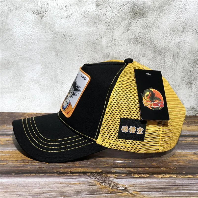 Dragon Ball Goku бейсболка s для мужчин и женщин Snapback хип-хоп летняя кепка Bone gorra hombre Регулируемая Кепка для водителя грузовика сетчатая Кепка для папы