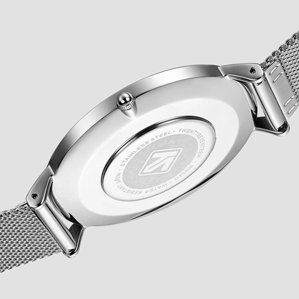 Оригинальные часы Xiaomi youpin TwentySeventeen ультратонкие кварцевые часы повседневные Бизнес наручные часы водонепроницаемые пара кварцевых часов