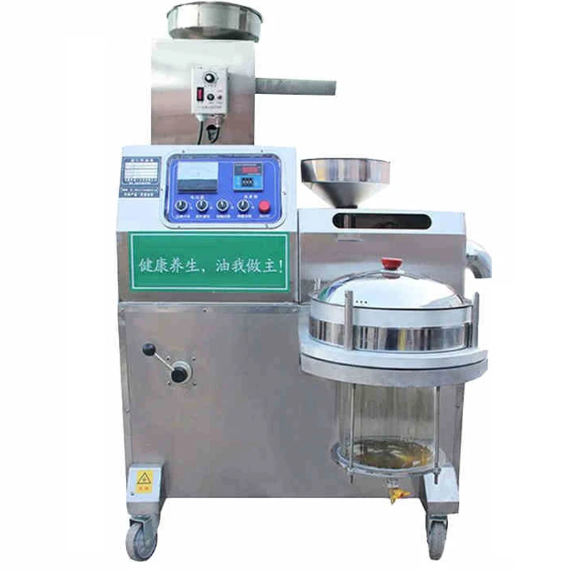Commercial Oil Press Medium Large Automatic Multifunction Hot And Cold Double Squeeze Vacuum Filter One Body Machine Oil Fryer