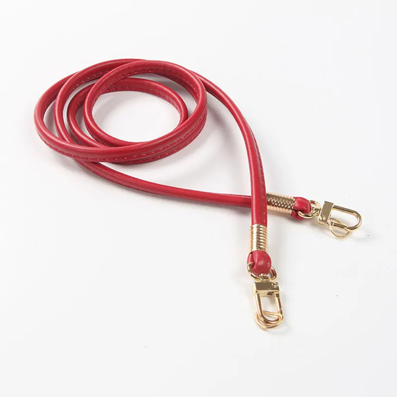 Candy Color Crossbody Small Carry Strap Soft Handbag Handle Bag Accessories PU Strap Sholder Bag Belts Leather Thin Crossbody