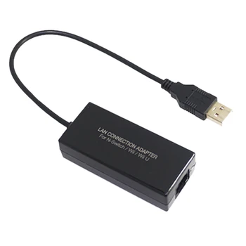 

HOT-Connection Adapter Wired USB Ethernet Network Card 100Mbps(100M) USB 2.0 for Nintend NS for Switch/for Wii/for Wi IU Console