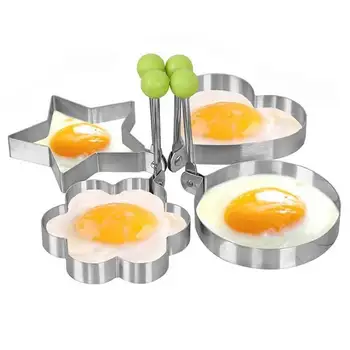 

Kitchen high quality stainless steel omelette pancake maker mold kitchen cooking biscuit mold omelette tool portable