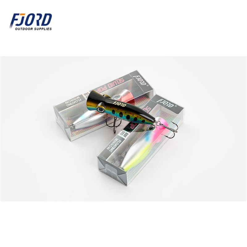 FJORD Squidopop 80mm 14g Super Long Casting Topwater Bait Saltwater Whopper Fishing Lure Artificial Wobblers Plastic Bait - Image 6