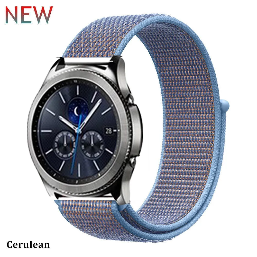 ccrulcan 35 Gear s3 Frontier ремешок для samsung Galaxy watch 46 мм 42 мм активный 2 ремешок amazfit ремешок Bip 22 мм ремешок для часов 20 мм браслет huami - Цвет ремешка: ccrulcan 35