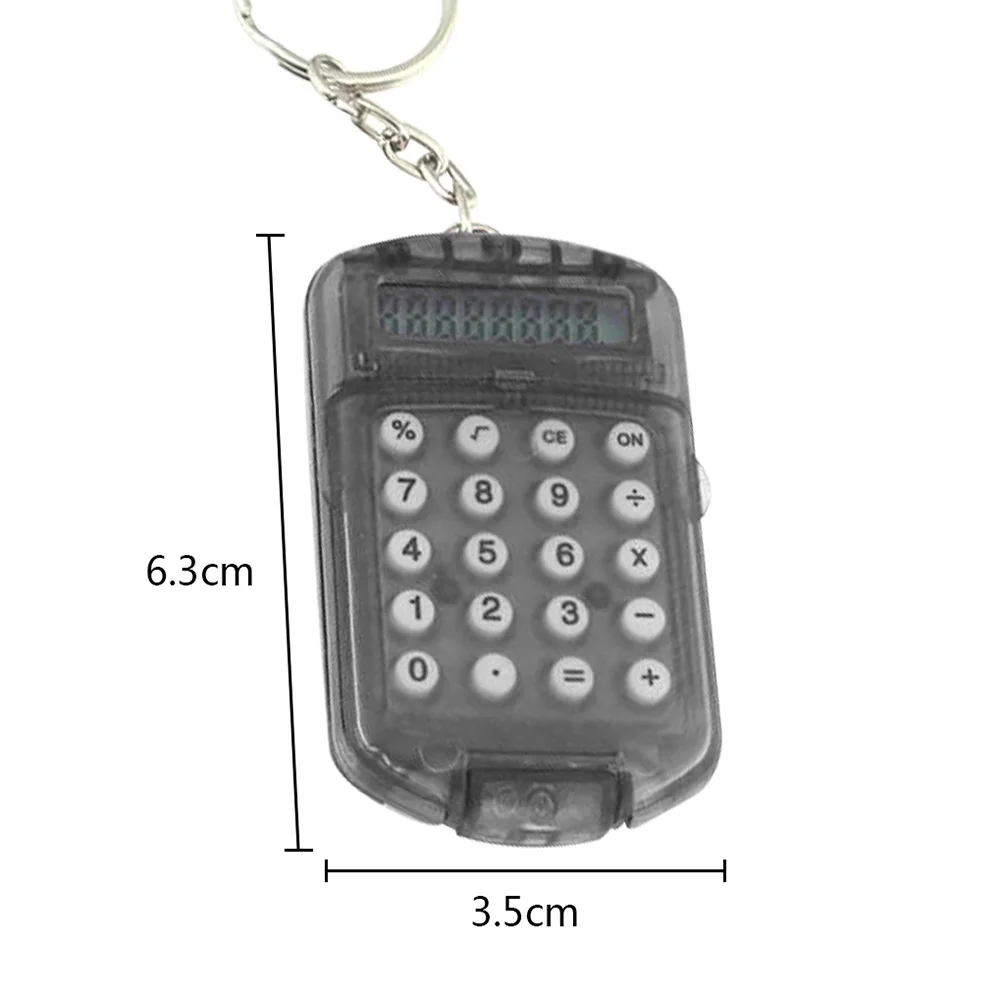Calculator 1pcs New Design Keychain Pocket Mini Calculators School Office Company Calculator Accounting Tools