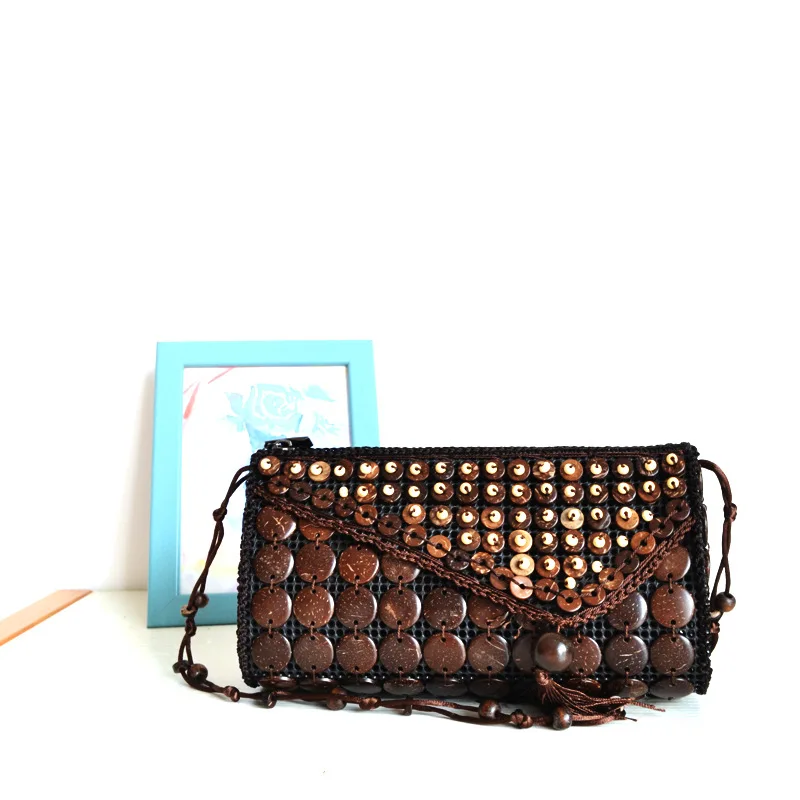 bags bag bohemian women's handbags fringe tassel handmade original women shoulder crossbody bag (5)