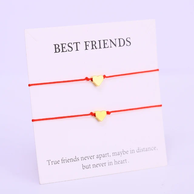 Heart friendship bracelet