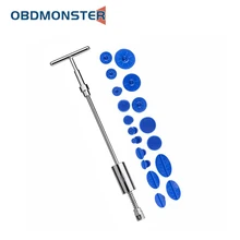 

Car Paintless Dent Repair Puller Kit Adjustable T-Bar Tool for Car Auto Body Hail Damage Dent Removal