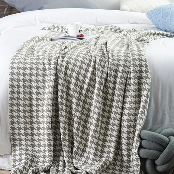 Хлопчатобумажный трикотажный диван для сна отдыха Одеяло фотографического