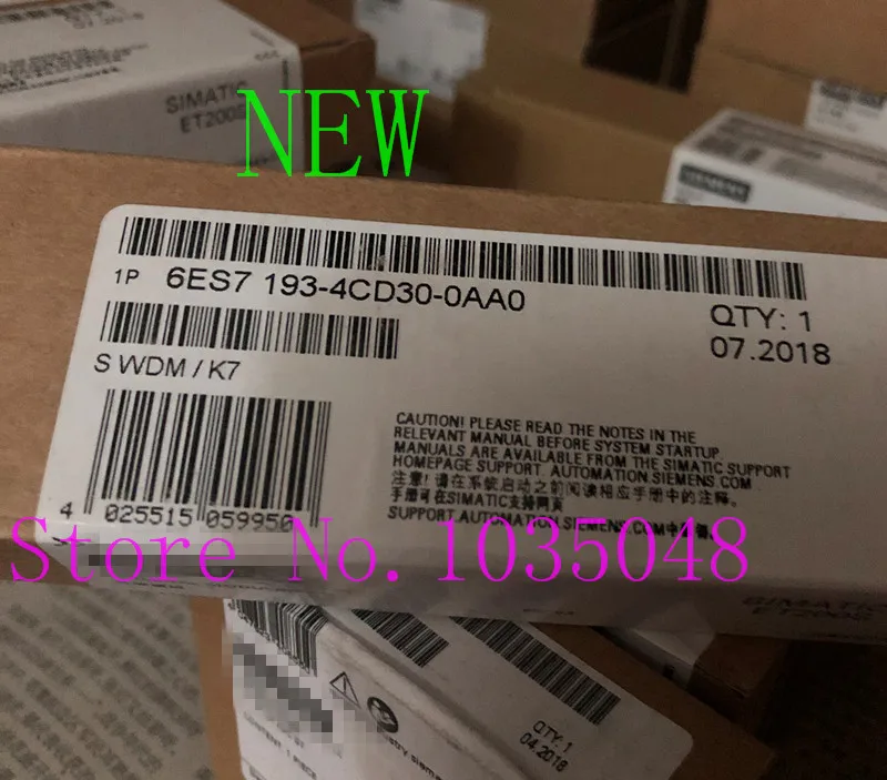 

1PC 6ES7193-4CD30-0AA0 6ES7 193-4CD30-0AA0 New and Original Priority use of DHL delivery