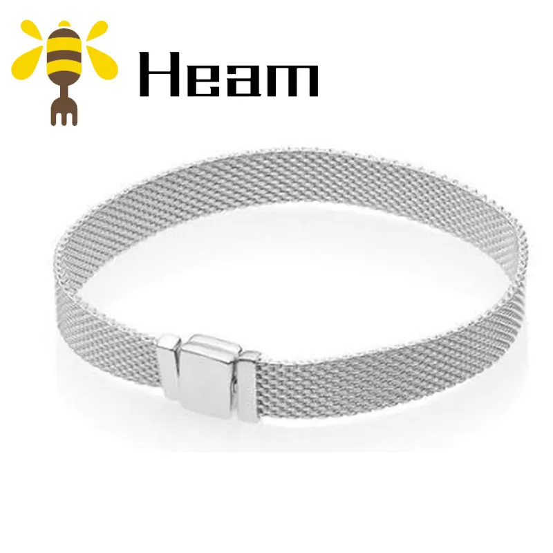 Heam, высокое качество, новинка,, Стерлинговое Серебро 925 пробы, pan, очаровательный браслет для женщин, модный, классический, темперамент, ювелирные изделия, вечерние, подарок