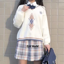 [Little Yogurt] Girl's Summer High Waist Pleated Skirts Plaid Skirts Women Dress For JK School Uniform Students Cloths
