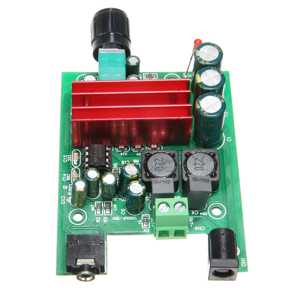 

Digital Audio Power Amplifier Board TPA3116D2 AMP Board Dual-channel Stereo Audio Subwoofer Amplifier Module 100W+ 50W