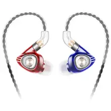 SIMGOT EM1 Hi-Res in-ear Monitor Hoofdtelefoon, IEM Koptelefoon met Afneembare Kabel, Dynamische Driver, geluidsisolerende Muzikant Heads