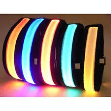 Горячая наружный спортивный ночной бег нарукавник светодиодный светильник ремень безопасности руки ноги предупредительный браслет Велоспорт велосипед Вечерние