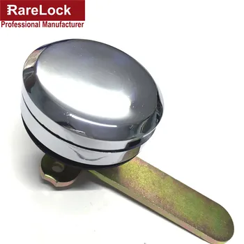 

Rarelock Round Bright Chrome Zinc Alloy Key Alike Simple Locker Furniture,Showcase,Cabinet,Box Lock Cerradura MMS208 gg