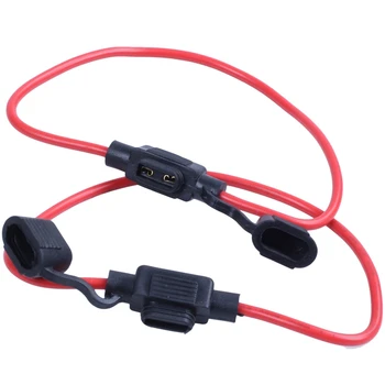 

10pcs 14GA. ATM / MINI BLADE INLINE FUSE HOLDER CAR TRUCK BOAT RV COPPER WIRE