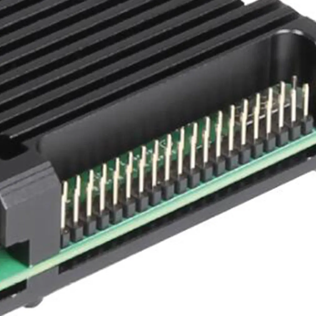 Для Raspberry Pi 3 Алюминиевый Корпус Запасные Части Металлический корпус черный корпус для RPI Raspberry Pi 3B