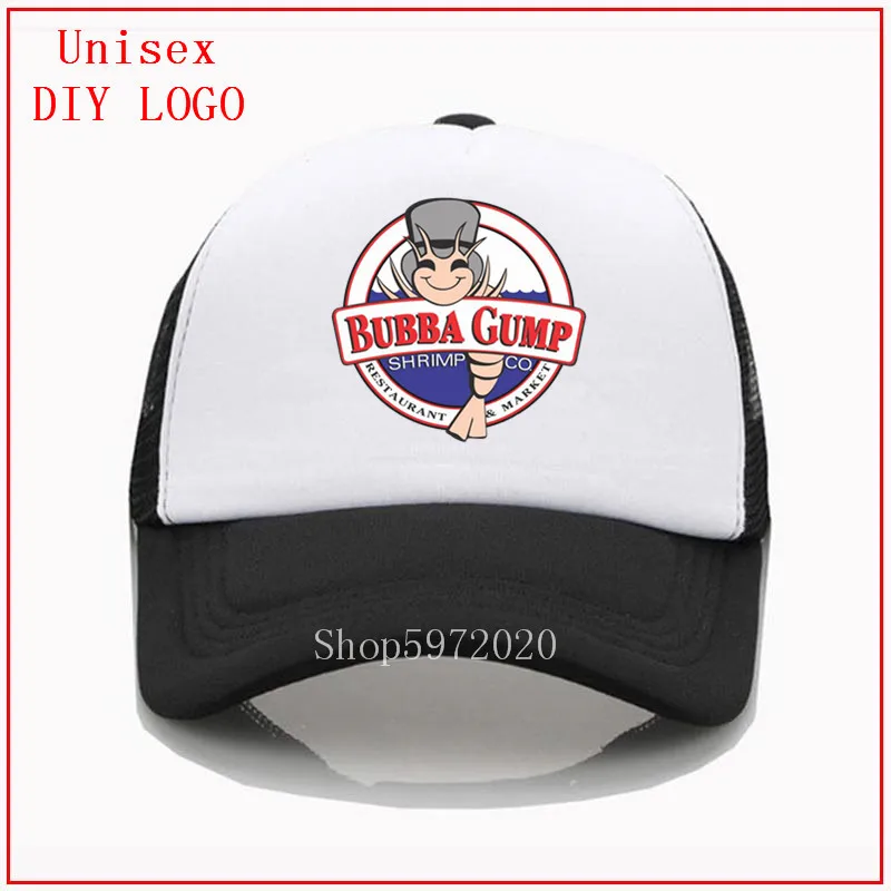 _ Bubba gump креветки забавные кепки мужские женские Бейсболка крутая хип хоп летняя