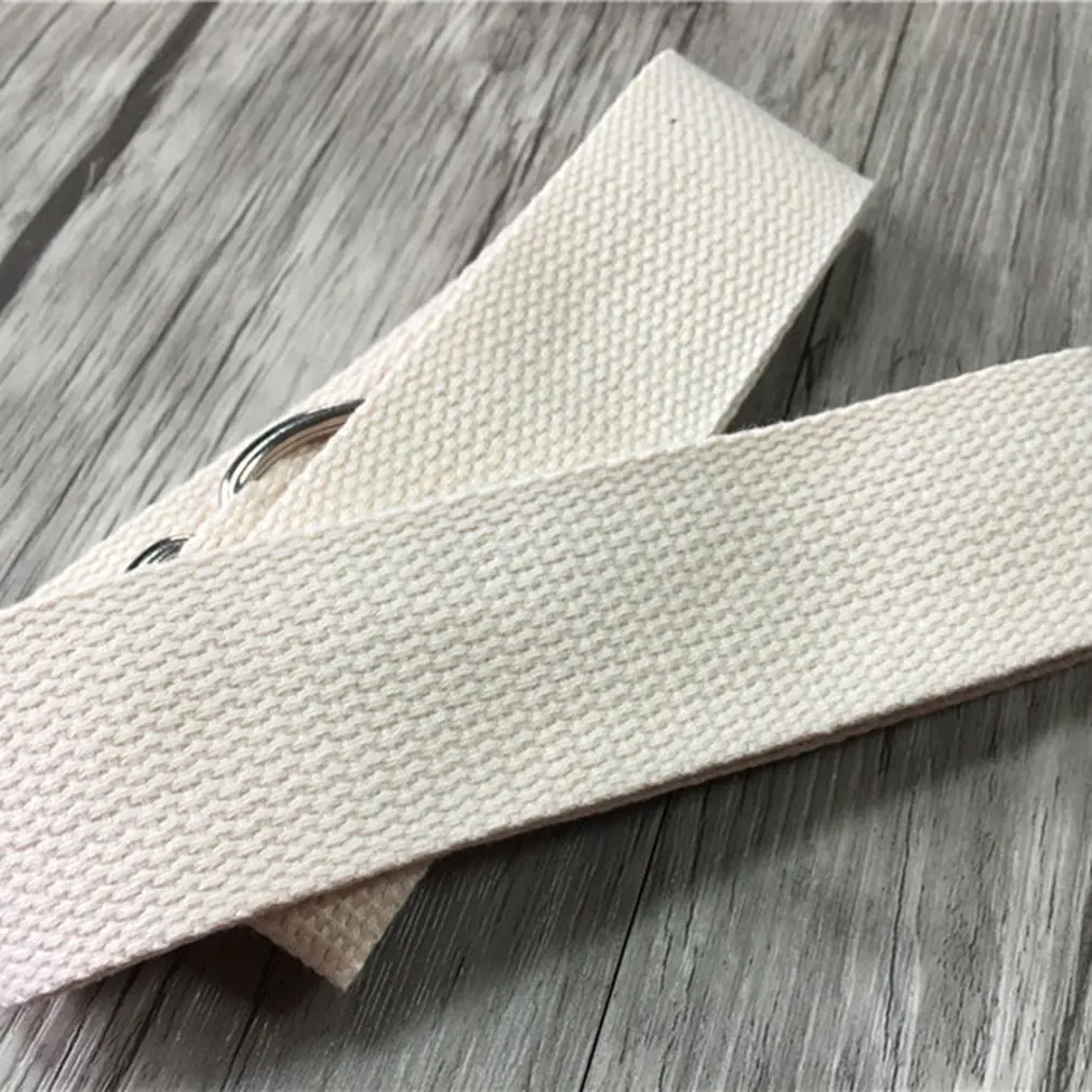 Ремень для йоги прочные хлопковые ремни для упражнений стандартные удлиненные ремни Регулируемая пряжка d-образного кольца дает гибкость для йоги