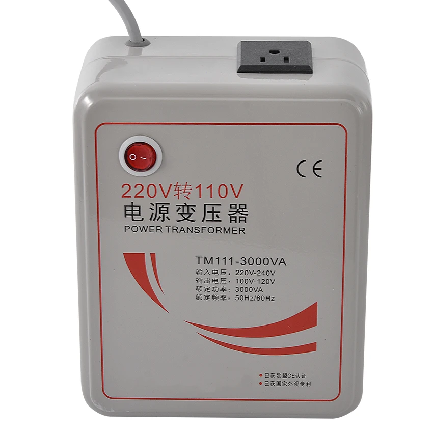 3000W 220V to 110V//120V step-Down Voltage Converter Power Adapter Transformer