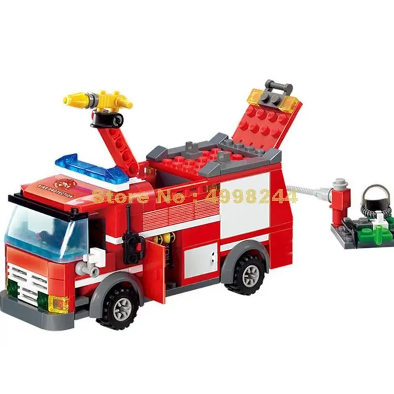 59 шт. городской пожарная машина пожарный опрыскиватель Строительные блоки