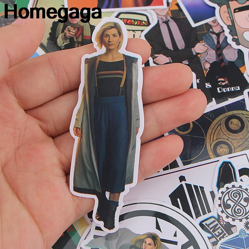 Homegaga 37 шт. Доктор Кто дети игрушечные наклейки пакет DIY Скрапбукинг альбом автомобильный багаж ноутбук телефон наклейки на ноутбуки D2302