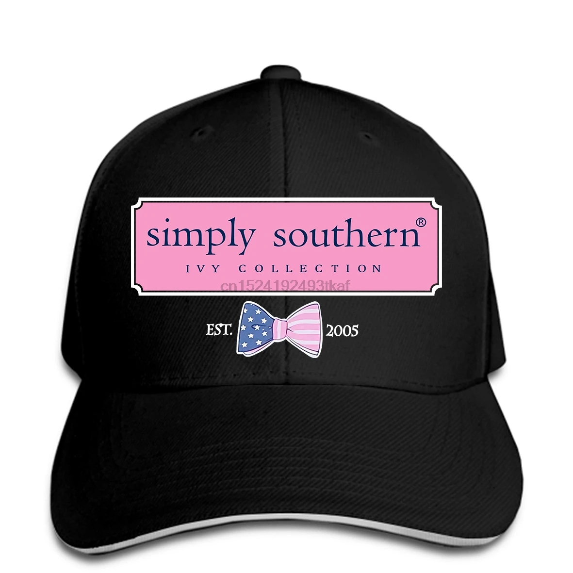 Бейсбольная кепка Simply Southern Logo Ivy коллекция бабочка Moonrise Кепка остроконечная Кепка