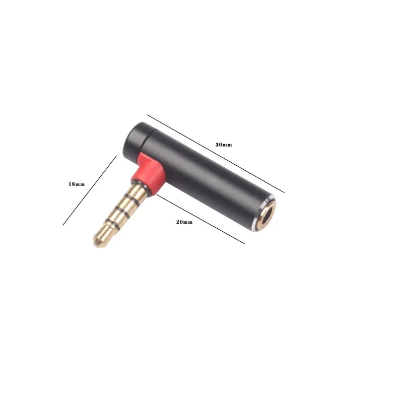 10pcs lot 3 5mm Male to Female 90 Degree Right Angled Adapter Converter Headphone Audio Microphone Jack Stereo Plug Connector