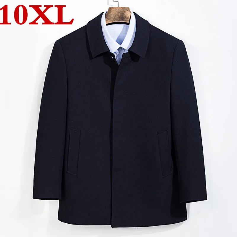 new large size 8XL 7XL Coat Men Windbreak Winter Fashion Mens Overcoat Wool Quality Thick Warm Trench Coat Male Woolen coat new large size 8XL 7XL Coat Men Windbreak Winter Fashion Mens Overcoat Wool Quality Thick Warm Trench Coat Male Woolen coat