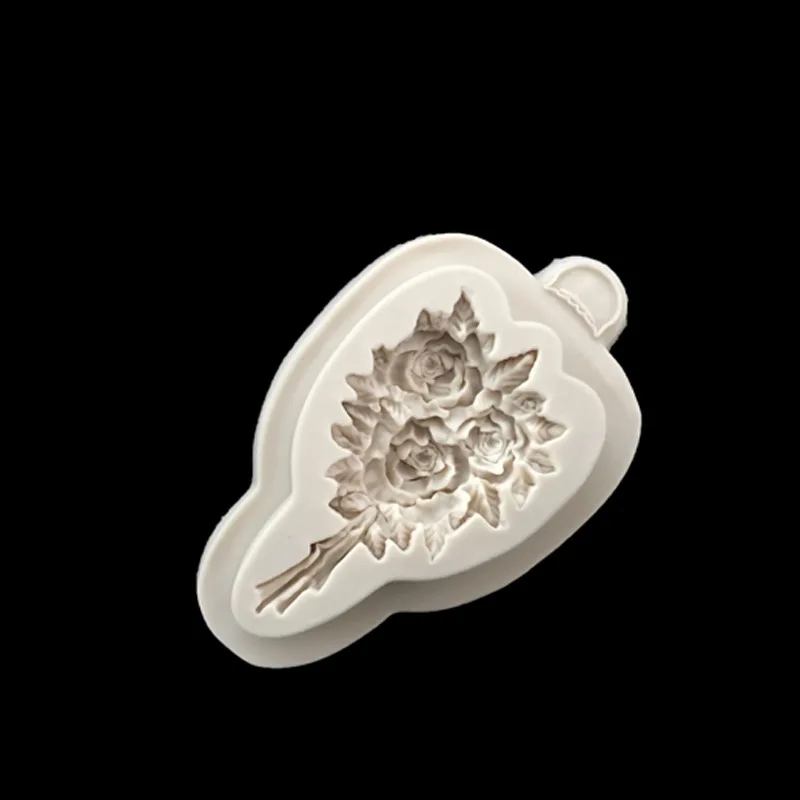 

Bouquet Modeling Liquid Silica Gel Mold, Sugar DIY Clay Soft Clay Silica Gel Tool D073