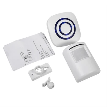 

1 Set Smart Door Bell Motion Sensor Wireless Doorbell Alert Secure System Alarm Doorbells For Driveway Patrol Garage EU/US Plug