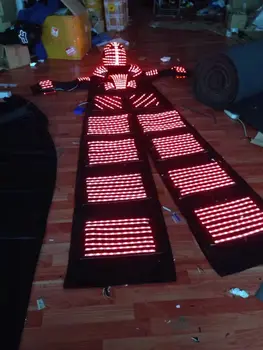 

LED Robot LED stilts robot costume Led stage performance service helmet