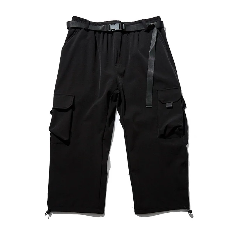 

Wesley Studio 2020 Spring Loose Straight Pants Men's Japanese-style Bib Overall MEN'S Casual Pants Trousers