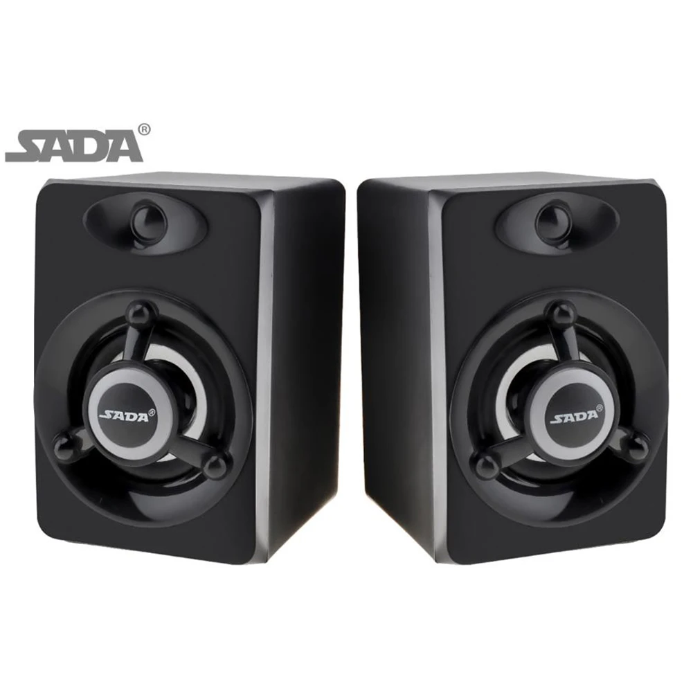 

2020 Newest 3D Stereo Subwoofer 100% Bass PC Speaker Mini Portable Music DJ USB Computer Speakers for Laptop TV Notebook Speaker