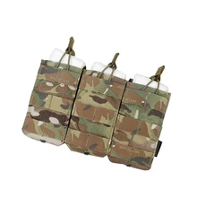 Tmc 전술 트리플 molle 5.56mm 잡지 파우치 mag carrier airsoft paintball wargame equipment 2971(China)