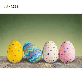 

Laeacco Easter Photophone Colorful Eggs Gradient Green Photozone Baby Party Photography Backgrounds Backdrops For Photo Studio