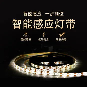 

LED Sensing Light Belt 2835 Low Voltage Waterproof Battery Box Soft Lamp Wardrobe Chandeliers Light Belt