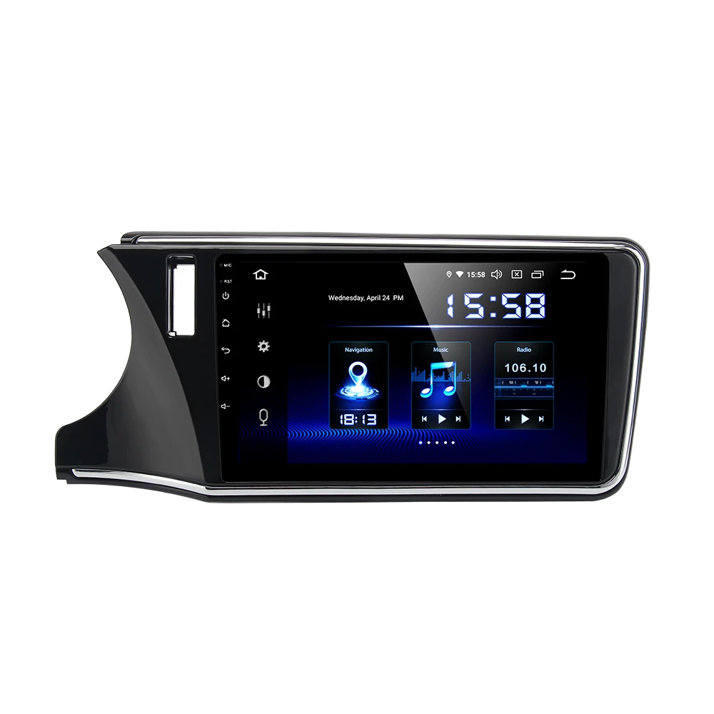 10," ips экран Android 9,0 радио автомобиль 1 Din для Honda City gps 1080P видео Bluetooth DSP 64 Гб rom