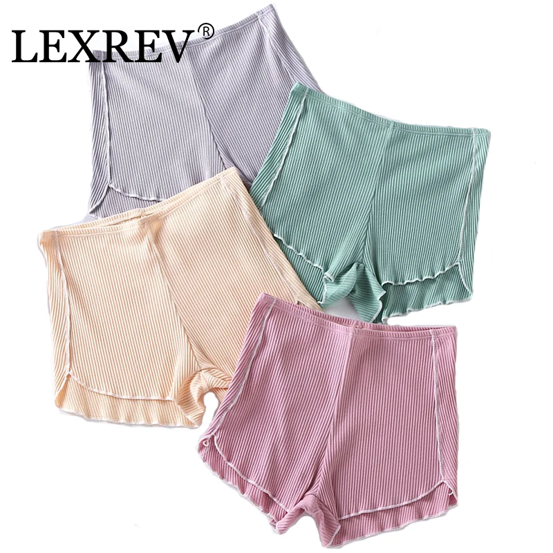 

Women Safety Shorts Pants Seamless Cotton Mid Waist Panties Seamless Anti Emptied Boyshorts Pants Girls Slimming Underwear