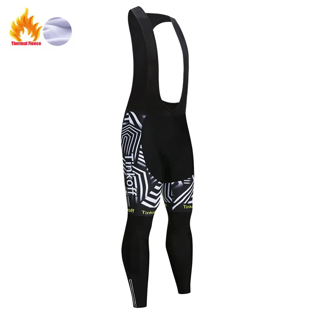 Winter pants Tinkoff веломайка с длинными рукавами Зимняя Теплая Флисовая велосипедная гоночная велосипедная одежда Maillot Ropa Ciclismo Hombre - Цвет: Winter pants