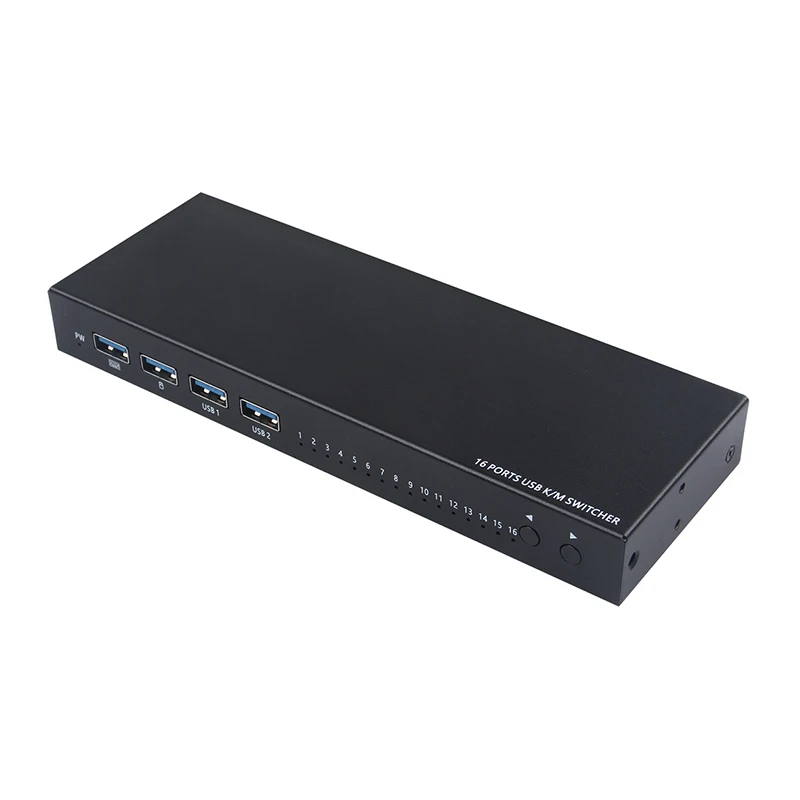 16 USB порт коммутатор ПК клавиатура мышь переключатель коробка Компьютерные