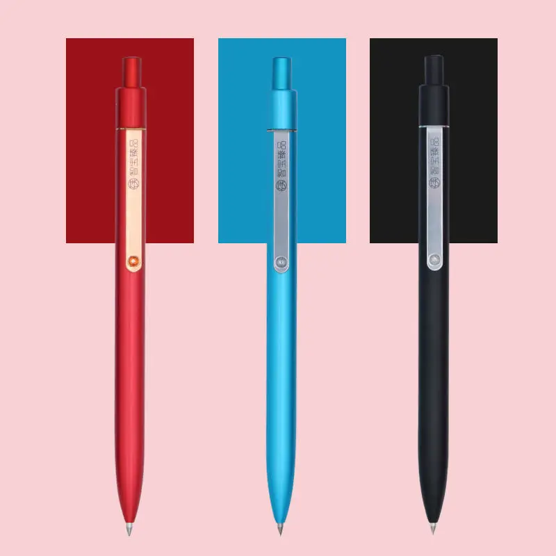 Anodic Oxidation Press Gel Pen Metal Pen Black 0.5mm Stoving Varnish Enamel  Paint Signing Pen 1PCS - AliExpress