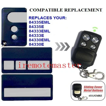 

FOR 84335EML,84335E,84333EML replacement garage door remote control 433.92MHZ