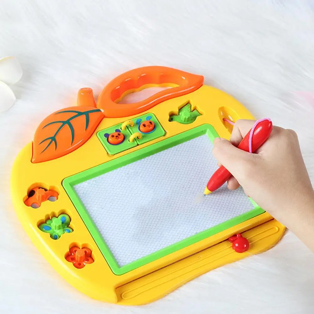 CHILDREN CARTOON MAGNETIC PAINTING BOARD DOODLE WRITING PAD EDUCATION TOY SMART 