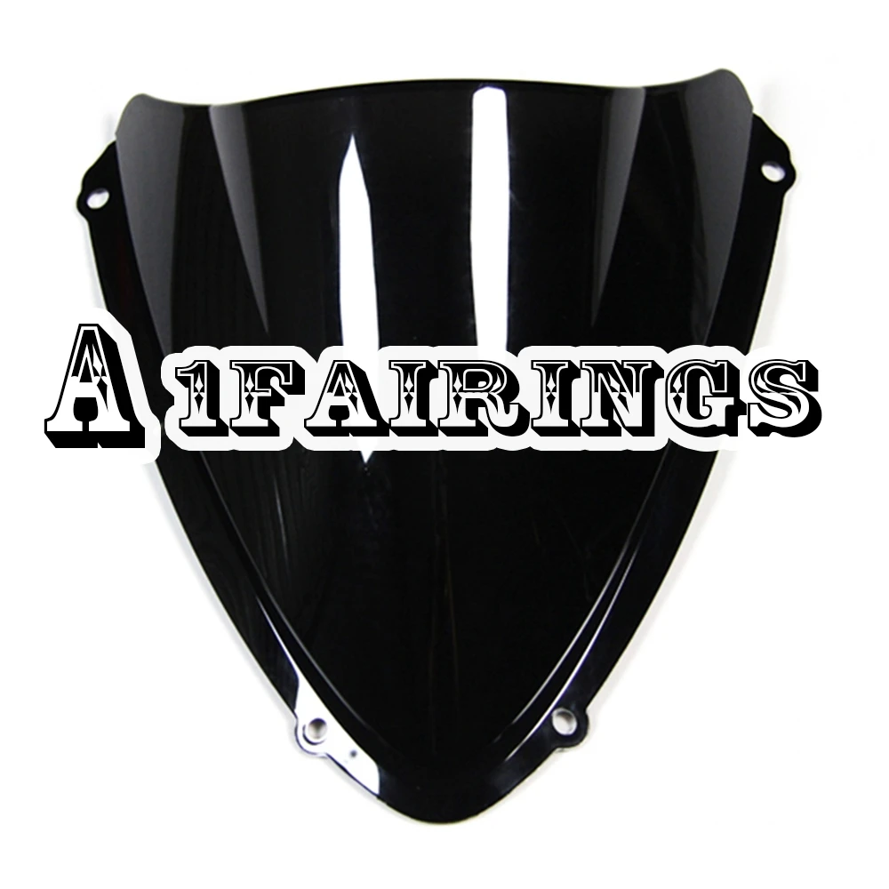 Пластик ABS Мотоциклы ветровое стекло для Suzuki GSXR600 GSXR750 2008 2009 2010 K8 08 09 10 двойной пузырь Sportbike ветровые стекла
