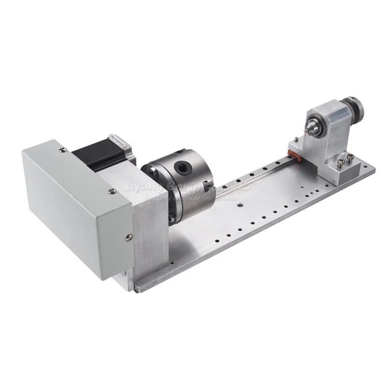 

CNC Engraving machine slide rail 4th axis rotation rotary table axis dividing head 3d engraving tools