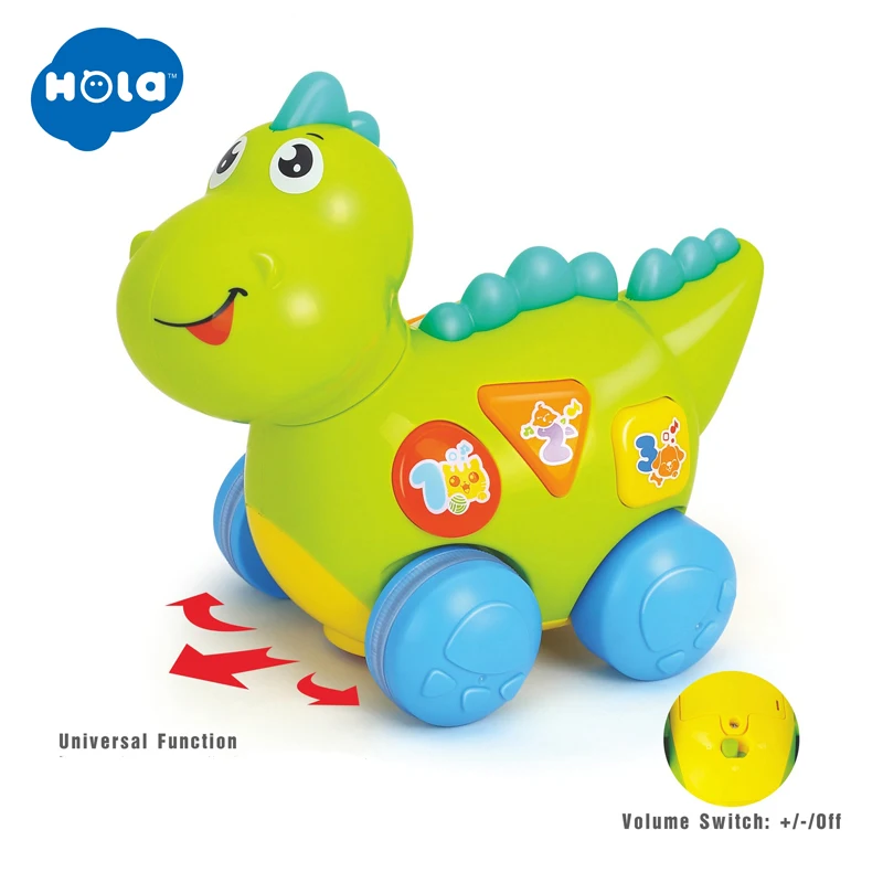 HOLA TOYS 6105 говорящий динозавр игрушка с огнями и звуками для детей Подарки