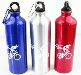 

700 Ml Bicycle Riding Outdoor Kettle Bicycle Water Bottle Send Carabiner [Aluminium Alloy Pitcher] 133G